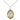14kt gold filled St. Christopher patron saint medal necklace, medium 3/4 x 1/2 inch, 18 inch curb chain, Bliss Manufacturing USA