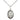 Sterling Silver Our Lady of Perpetual Help Medal Necklace 3/4 x 1/2 inch on 18 inch Chain by Bliss