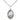 Sterling Silver St. Jude Patron Saint Medal Necklace 3/4 x 1/2 inches 18 inch Curb Chain Bliss USA