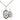 Sterling Silver Miraculous Medal necklace featuring Our Lady of Grace, 3/4 x 3/8 inches, on 18 inch curb chain, handcrafted by Bliss Manufacturing USA
