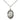 Sterling Silver St. Theresa Patron Saint Medal Necklace 3/4 x 1/2 with 18 inch chain by Bliss