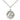Small sterling silver First Reconciliation pendant necklace with 5/8 inch pendant on 18 inch curb chain by Bliss