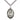 Sterling Silver St. Christopher patron saint medal necklace, 1 inch by 5/8 inch pendant with 24 inch chain, handmade by Bliss