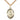14kt gold filled St. Peregrine cancer patron saint medal necklace 1x5/8 inch with 24 inch chain by Bliss