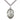 Sterling silver St. Peregrine patron saint medal necklace, 1 inch by 5/8 inch pendant on 24 inch curb chain, Bliss
