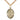 14kt Gold Filled St. Lazarus Patron Saint Medal Necklace with 24 inch Curb Chain by Bliss Manufacturing