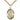 14kt Gold Filled Caridad del Cobre Medal Necklace 1 x 5/8 inch on 24 inch Chain by Bliss