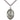 Sterling Silver Caridad del Cobre Medal Necklace 1 inch by 5/8 inch with 24 inch Chain by Bliss