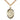 14kt Gold Filled St. Ann Patron Saint Medal Necklace 1 x 5/8 inch with 24 inch chain by Bliss
