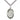 Sterling silver St. Ann patron saint medal necklace 1 x 5/8 pendant 24 inch chain USA made by Bliss