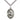 sterling silver St Gerard Majella patron saint medal necklace 1x5/8 inch pendant 24 inch chain handcrafted by Bliss Manufacturing USA