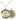 14kt Gold Filled St. Christopher patron saint medal necklace, 3/4 inch square pendant with 18 inch chain, handmade by Bliss