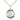 Sterling silver St. Ann patron saint medal necklace 3/4 x 3/4 pendant 18 inch chain USA made by Bliss