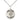 Sterling silver St. Francis patron saint medal necklace with 18 inch curb chain, handcrafted in USA by Bliss Manufacturing