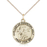 14kt Gold Filled Our Lady of Perpetual Help Medal Necklace with 18 inch Chain Handcrafted by Bliss