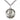 Sterling Silver St. Christopher Patron Saint Medal Necklace 1 inch x 7/8 inch Medium with 24 inch Curb Chain Bliss Manufacturing