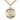 14kt Gold Filled St. Lazarus Patron Saint Medal Necklace 1 inch by 7/8 inch with 24 inch chain by Bliss
