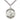 Sterling silver St. Theresa patron saint medal necklace 1 inch x 7/8 inch pendant 24 inch curb chain by Bliss