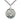 Sterling Silver St. Ann patron saint medal necklace 1 inch by 7/8 inch pendant on 24 inch curb chain handmade by Bliss Manufacturing