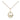 14kt Gold Filled Claddagh pendant necklace 3/8 x 3/8 inch with 18 inch chain by Bliss Manufacturing