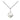 Sterling silver Small Claddagh pendant necklace 3/8 x 3/8 inches with 18 inch chain by Bliss USA