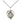 Sterling Silver Divine Mercy Medal Necklace 5/8 x 1/2 inch Small Pendant 18 Inch Chain by Bliss