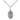 Sterling silver St. Christopher patron saint medal necklace, 5/8 inch pendant with 18 inch chain, handcrafted by Bliss USA