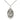 Sterling Silver St Christopher Patron Saint Medal Necklace 7/8 x 1/2 inch with 18 inch Chain by Bliss