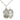 Sterling Silver Divine Mercy pendant necklace with 7/8 inch medal on 18 inch chain, handcrafted in USA by Bliss Manufacturing