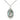 Sterling Silver Engraved St Christopher Patron Saint Medal Necklace 7/8 x 1/2 inch 18 inch Chain Bliss