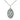 Medium Sterling Silver Miraculous Medal Necklace 7/8 x 1/2 inches with 18 inch chain by Bliss