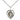 Small Sterling Silver Ecce Homo Catholic pendant necklace 5/8 x 1/2 on 18 inch chain by Bliss