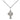 Small Sterling Silver Celtic Cross Necklace 1/2 x 3/8 inch pendant with 18 inch chain handcrafted by Bliss Manufacturing