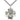 Sterling Silver St. Christopher Patron Saint Medal Necklace 1 inch x 7/8 inch with 24 inch Chain by Bliss