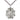 Sterling Silver 4-Way Medal Necklace 1 inch by 7/8 inch on 24 inch curb chain featuring Sacred Heart, Miraculous Medal, St. Christopher and St. Joseph by Bliss