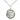 Sterling silver St. Joseph patron saint medal necklace 7/8 x 3/4 inches with 18 inch chain by Bliss Manufacturing