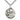 Sterling silver St. Joseph patron saint medal necklace 1-1/8 x 7/8 inches with 24 inch chain by Bliss Manufacturing