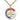 Large gold plated sterling silver Land Sea Air medal necklace 1 3/8 x 1 1/8 inches 24 inch chain by Bliss Manufacturing