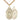 14kt Gold Filled Divine Mercy Pendant Necklace 1 1/8 x 5/8 inch Medium 24 inch Chain Bliss Manufacturing