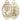 14kt solid gold large St. Christopher Air Force medal pendant, 1-1/4 x 5/8 inches, handcrafted in USA by Bliss Manufacturing