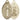 14kt Solid Gold Large Catholic Cross Army Medal Pendant 1.25 inches Handcrafted by Bliss Manufacturing USA