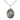 Sterling silver Miraculous Medal necklace with 7/8 inch medium pendant on 18 inch chain by Bliss