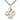 Sterling silver Irish shamrock pendant necklace 1 inch x 7/8 inch with 24 inch chain handcrafted by Bliss Manufacturing USA