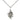 Small Sterling Silver St. Christopher Patron Saint Medal Necklace 5/8 x 3/8 inches with 18 inch chain by Bliss