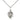 Sterling Silver Small Miraculous Medal Necklace 5/8 x 3/8 inch on 18 inch chain by Bliss Manufacturing