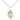 14kt Gold Filled Small Guardian Angel Necklace 5/8 inch pendant with 18 inch curb chain by Bliss