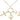 Gold Filled Large Faith Hope Charity Catholic Necklace 1 3/8 x 1 5/8 Pendant 18 Inch Chain Bliss
