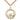 Gold Filled Claddagh Necklace 1x1 inch pendant 24 inch chain handcrafted by Bliss Manufacturing