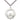 Sterling Silver Claddagh Necklace 1x1 inch pendant 24 inch chain handcrafted by Bliss Manufacturing