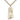 Large Gold Filled Our Lady of Mental Peace Medal Necklace 1 3/8 inch pendant on 24 inch chain by Bliss
